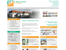 Tablet Screenshot of maler-mayer.de